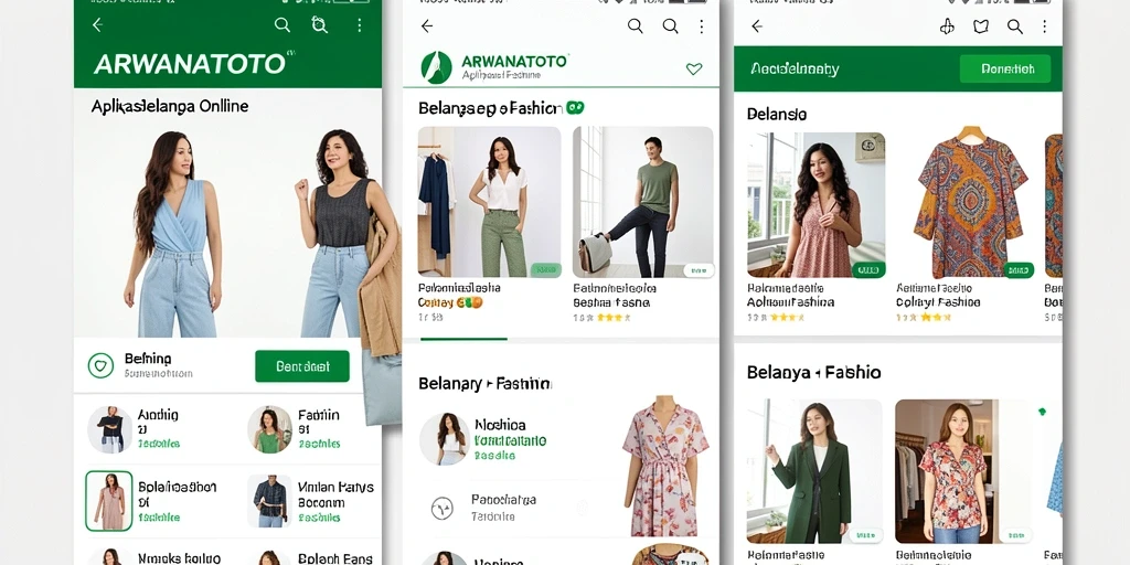 Tampilan antarmuka ARWANATOTO yang modern dan memudahkan navigasi.