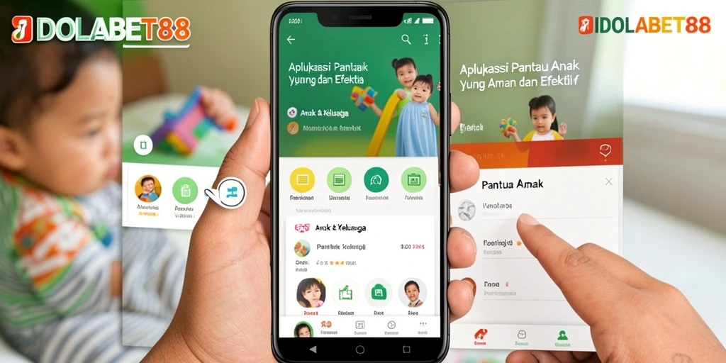 Antarmuka aplikasi IDOLABET88 untuk Pantau Anak yang intuitif dan mudah digunakan.