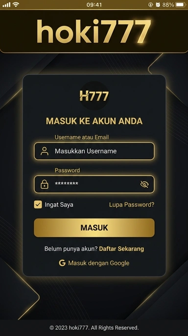 Panduan Masuk Akun Hoki777 untuk Android
